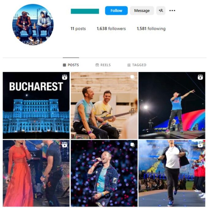 1K Songs Music Instagram Account for sale