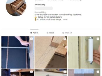 20K Woodwork Furniture Instagram Account for sale