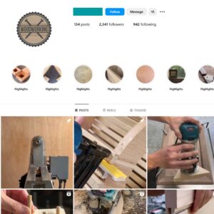 2K DIY Wood Instagram Account for Sale