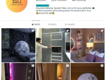 2K Luxury Home Interior Instagram Account for sale
