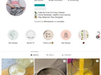 470K Weight Loss Health Instagram Account for sale