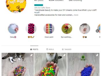 4K DIY Crafts Instagram Account for sale