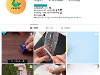 4K Handicraft DIY Instagram Account for sale