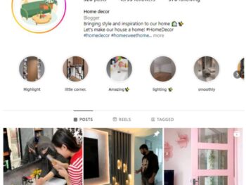 4K Home Decor Renovation Instagram Account for sale