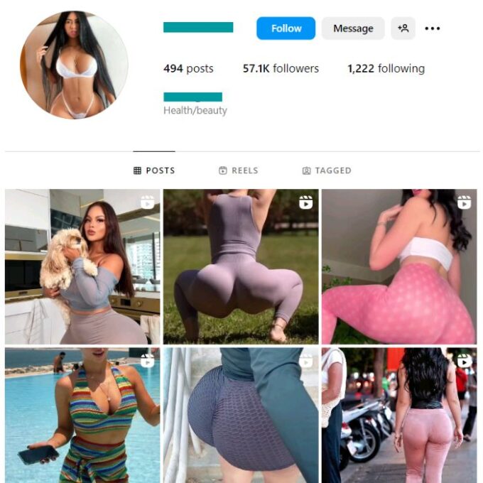 55K Babes Models Instagram Account for sale