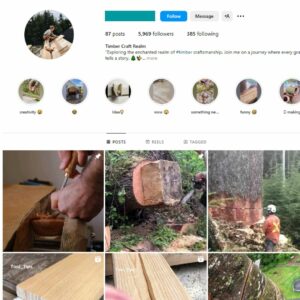 5K Carpenter Woodwork Instagram Account for Sale