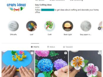 5K Handicraft DIY Instagram Account for sale