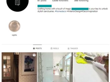 5K Home Decor Interior Instagram Account for sale