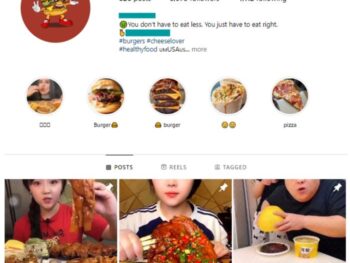 6K Food Mukbang Instagram Account for sale
