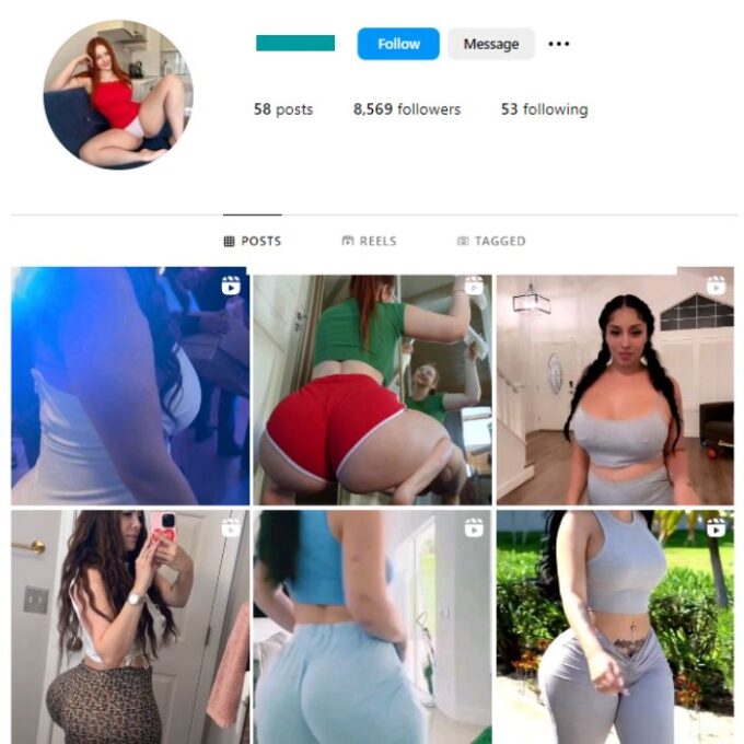 8K Adult Models Instagram Account for sale