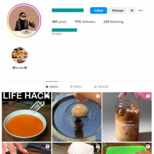 110K Food Reels Instagram Account for sale