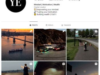 120K Motivation Entrepreneur Instagram Account for sale