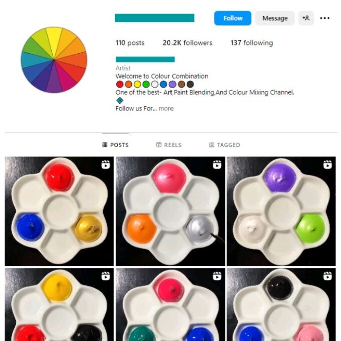 20K DIY Colors Instagram Account for sale