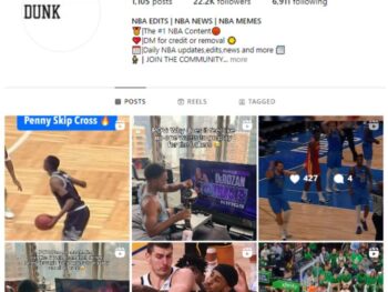 22K Basketball NBA Instagram Account for sale