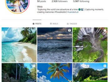 2K Beaches Travel Instagram Account for sale