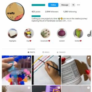 2K Creative DIY Instagram Account for sale