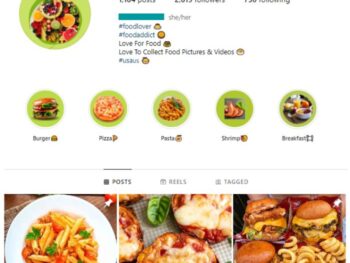 2K Food Nutrition Instagram Account for sale