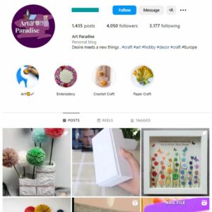 4K DIY Crafts Instagram Account for sale