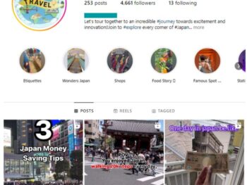 4K Travel Japan Instagram Account for sale