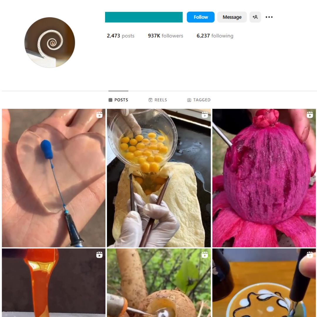 930K Viral Satisfying Instagram Account for Sale