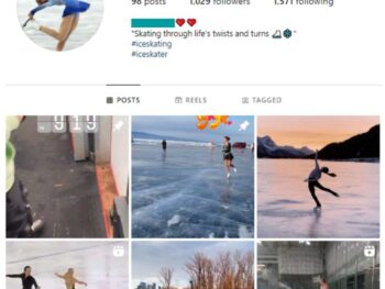 1K Ice Skating Instagram Account for sale