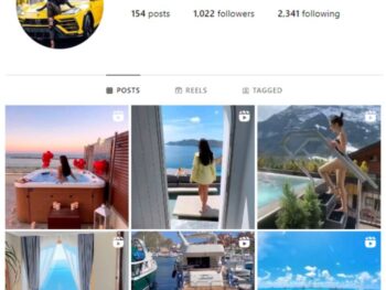 1K Luxury Lifestyle Instagram Account for sale