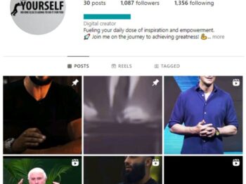 1K Success Motivation Instagram Account for sale