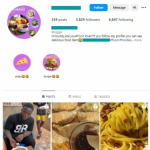 3K Fast Food Instagram Account for sale