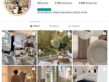 3K Mansions Interior Decor Instagram Account for sale