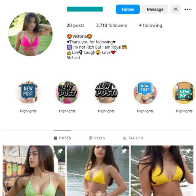 3K Models Babes Instagram Account for sale