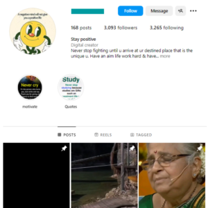 3K Success Motivation Instagram Account for sale