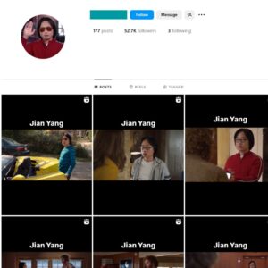 50K Comedy Jian Yang Instagram Account for Sale