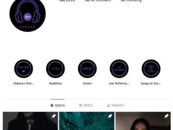 55K Music Songs Instagram Account for sale