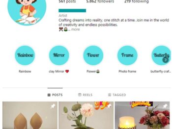5K DIY Art Instagram Account for sale