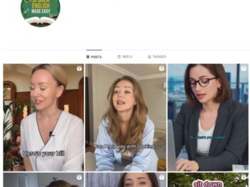 70K English Learning Instagram Account for Sale
