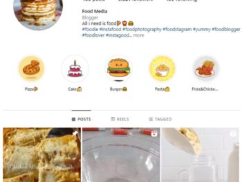 9K Food Cooking Instagram Account for sale