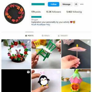 13K Crafts DIY Instagram Account for sale