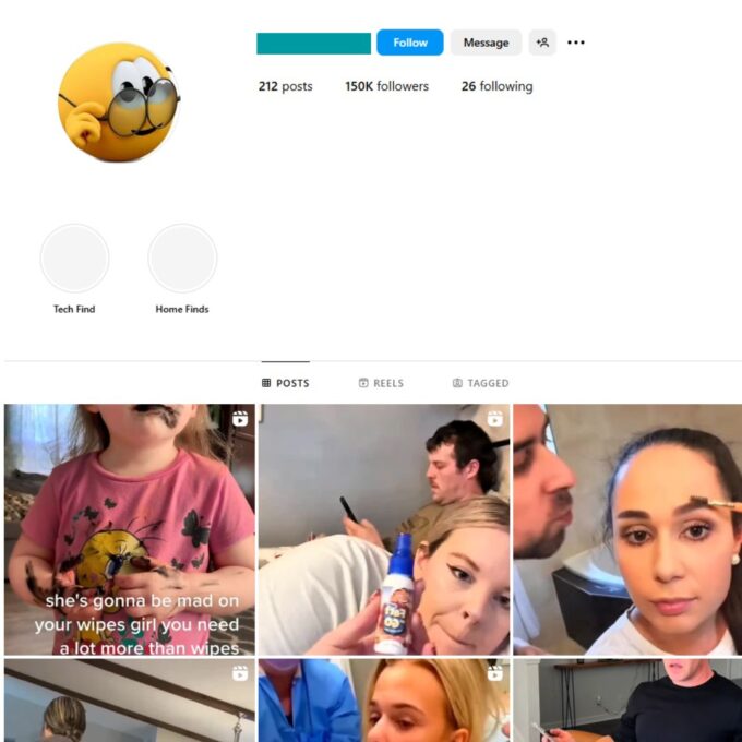 150K Pranks Funny Instagram Account for Sale