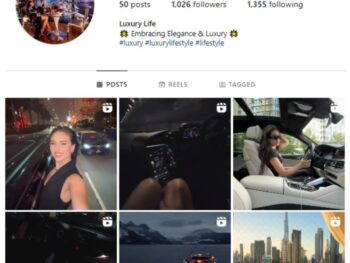 1K Luxury Lifestyle Instagram Account for sale