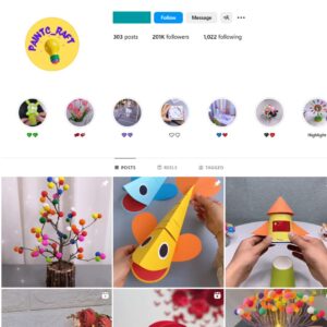 200K Art DIY Instagram Account for Sale