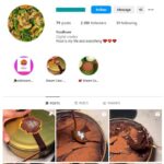 2K Chocolate Food Instagram Account for sale