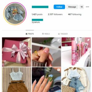 2K Makeup Fashion Instagram Account for sale
