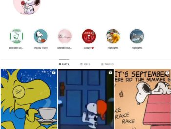 6K Snoopy Cartoon Instagram Account for Sale