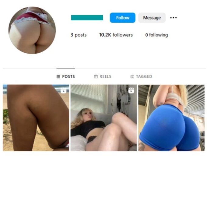 10K Adult Models Instagram Account for sale