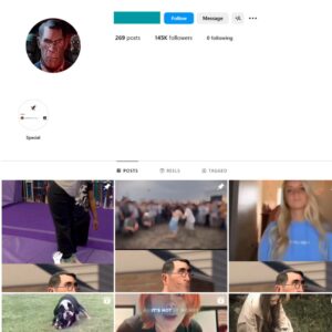 140K Entertainment Movie Clips Instagram Account for Sale