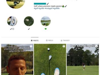1K Golf Sports Instagram Account for sale
