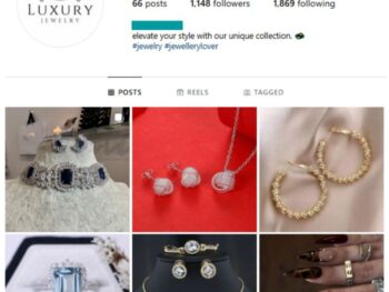 1K Women's Jewelry Instagram Account for sale