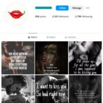 2K Erotic Quotes Instagram Account for sale