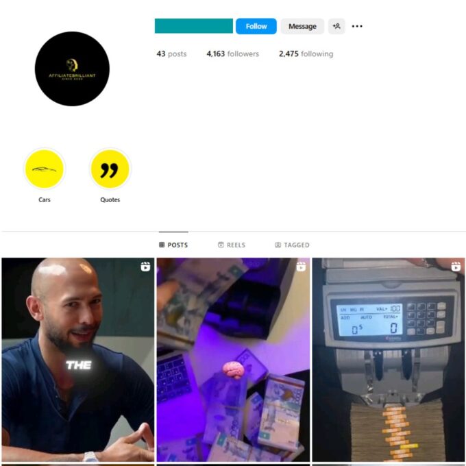 4K Business Motivation Instagram Account