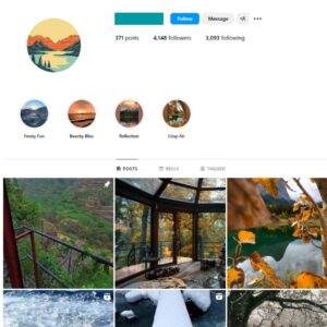 4K Travel Nature Instagram Account for sale